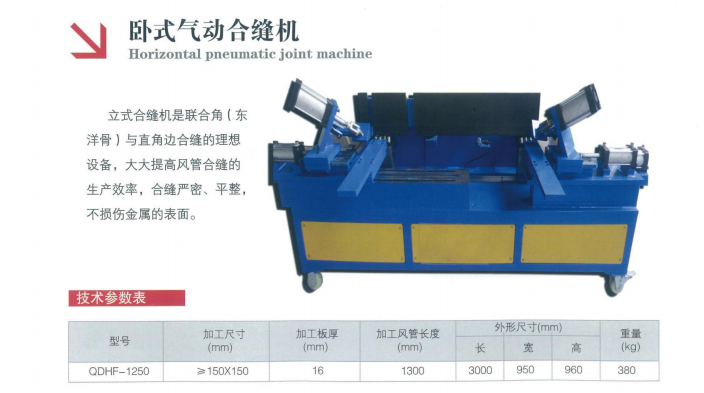 卧式气动合缝机1